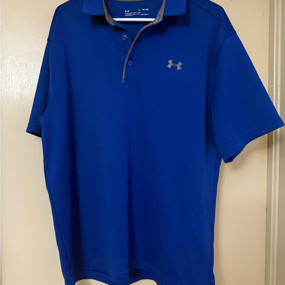 Under Armour Men's Royal Blue Polo